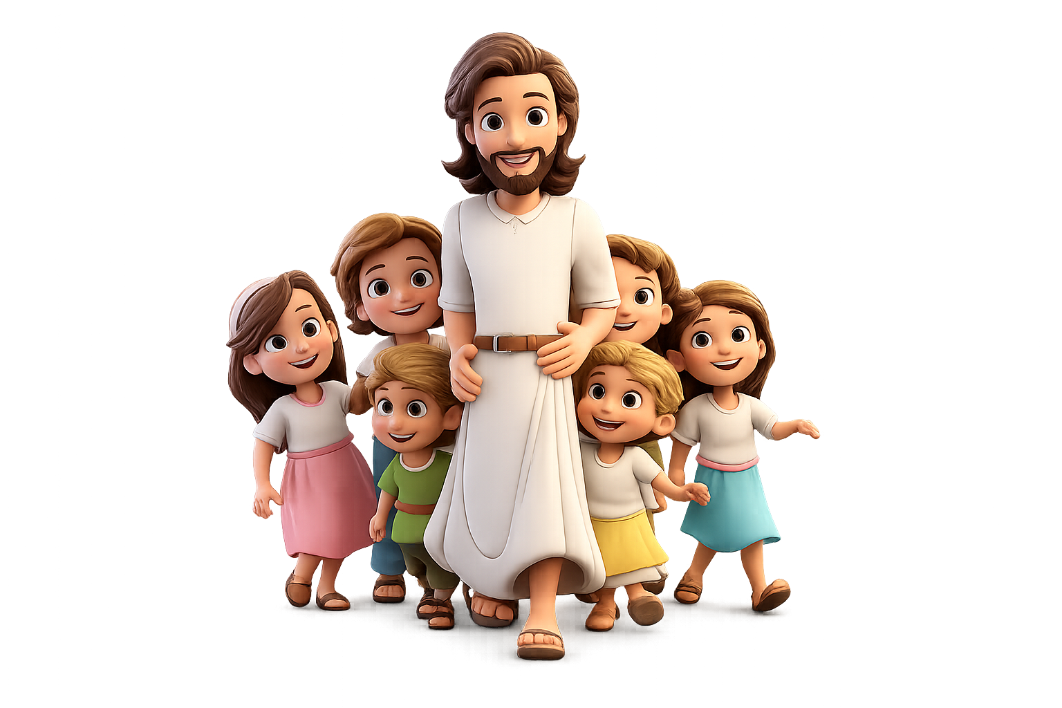 Jesus com as crianças